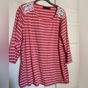 Susan Graver Lace Tie Detail